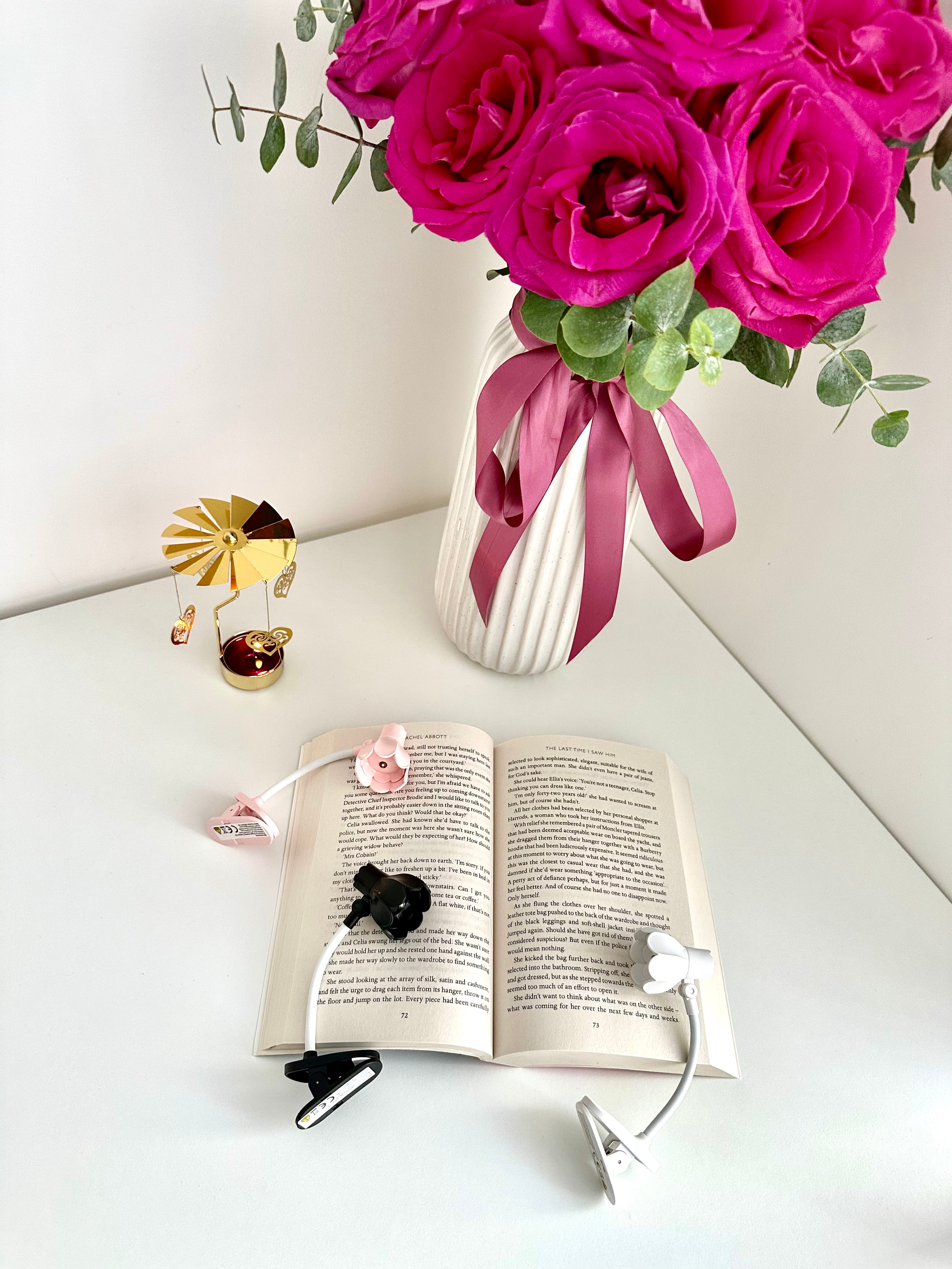 Luz de Leitura LED em forma de Flor