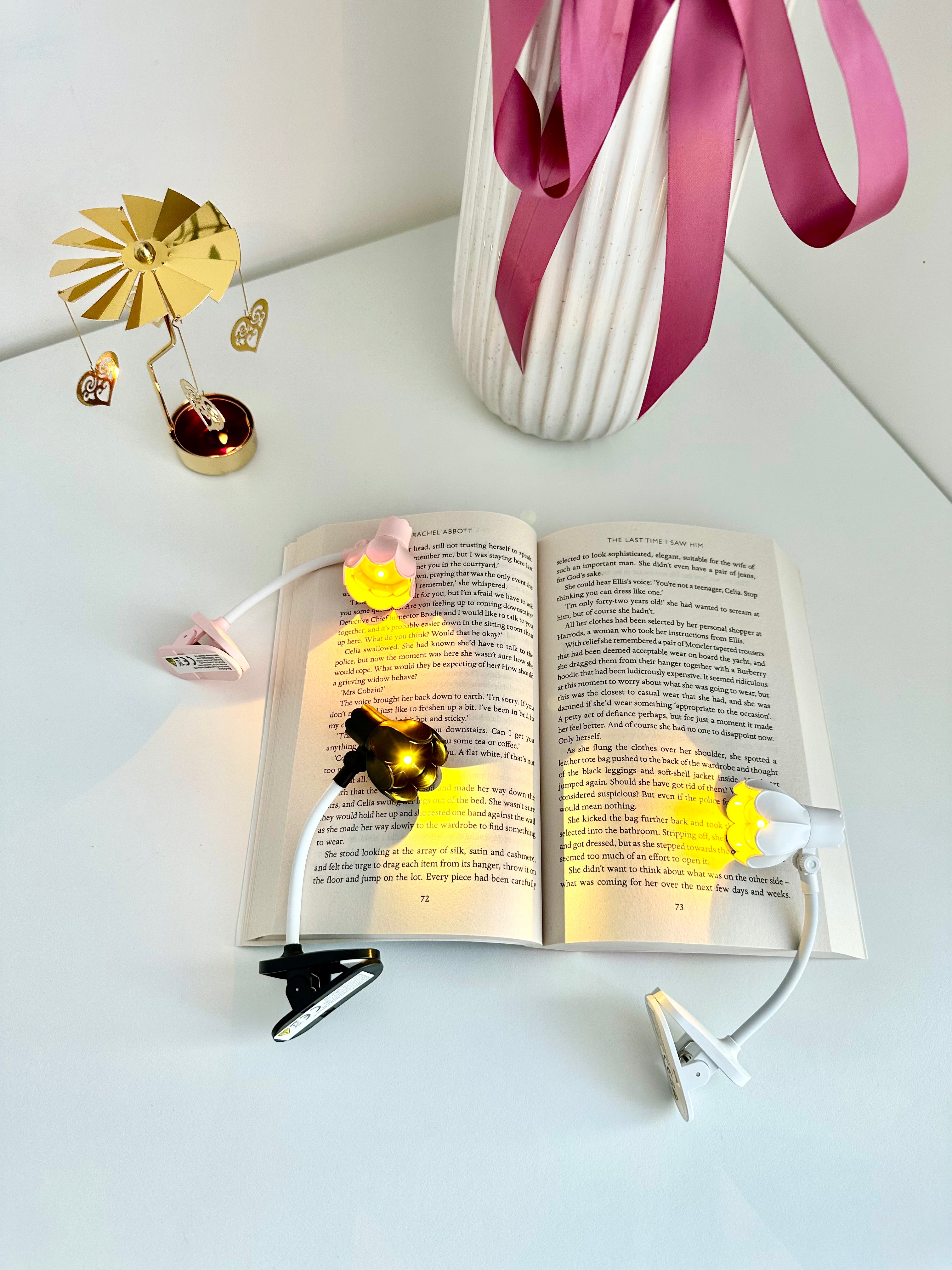 Luz de Leitura LED em forma de Flor