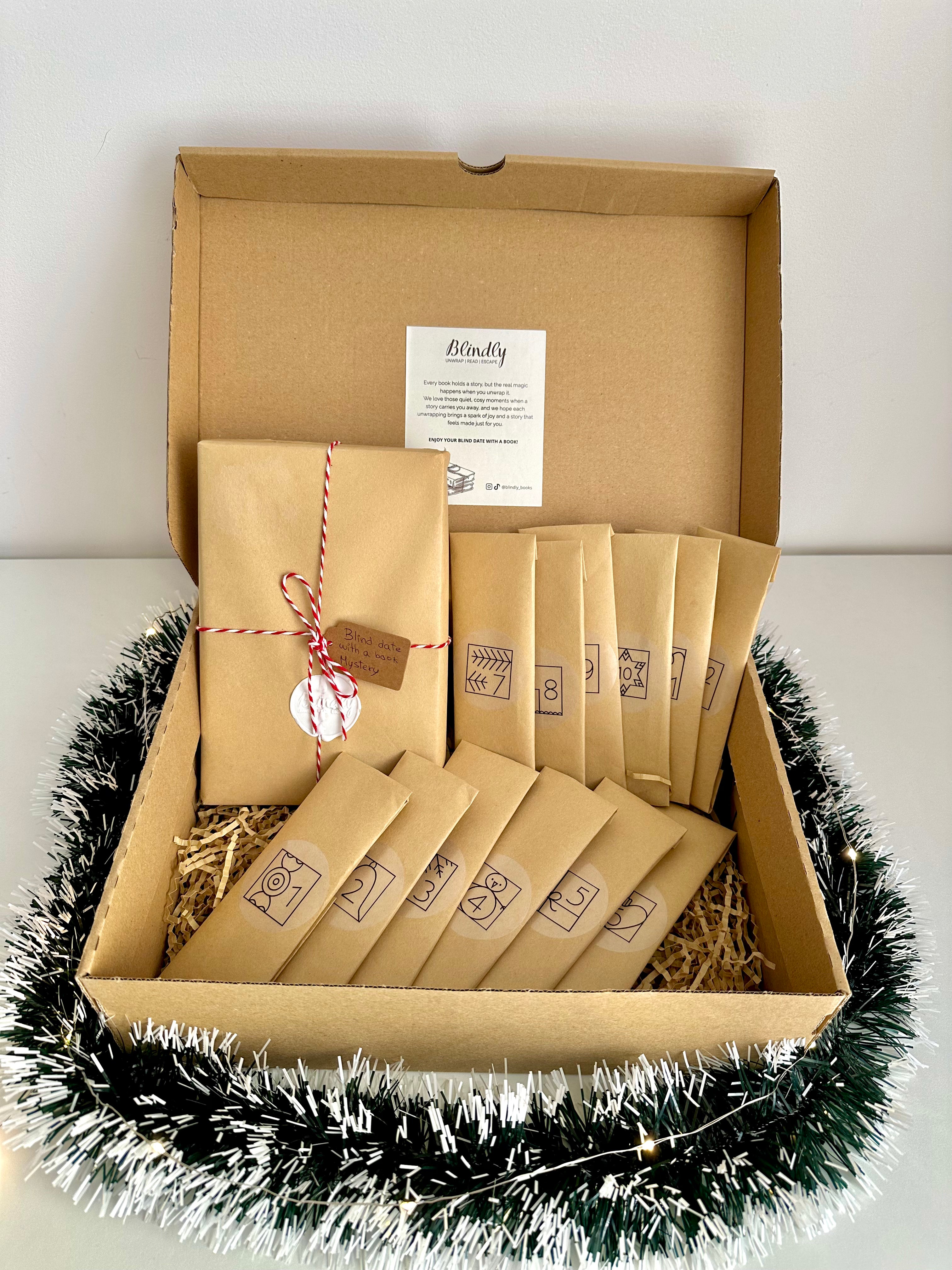 Blind Date with a book & Bookmarks Christmas Advent Calendar 12 days