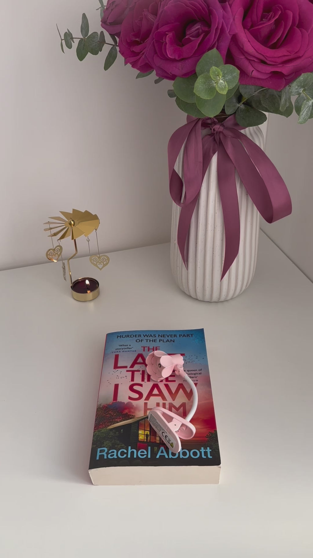 Luz de Leitura LED em forma de Flor